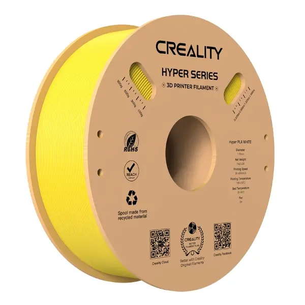 Creality Hyper PLA Sarı Filament 1.75mm 1000gr - 1