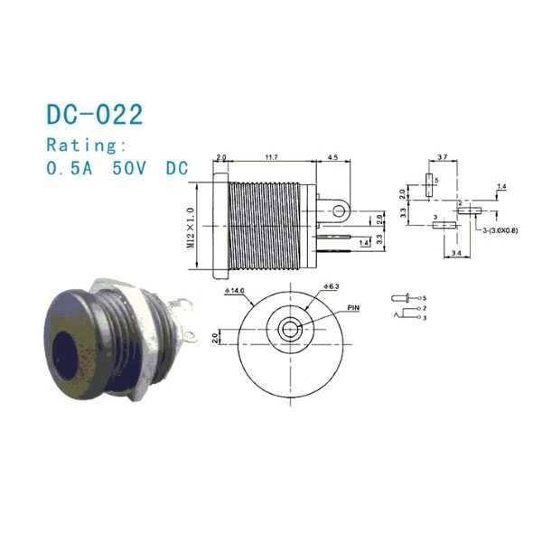 DC 5.5mm Konnektör - 4