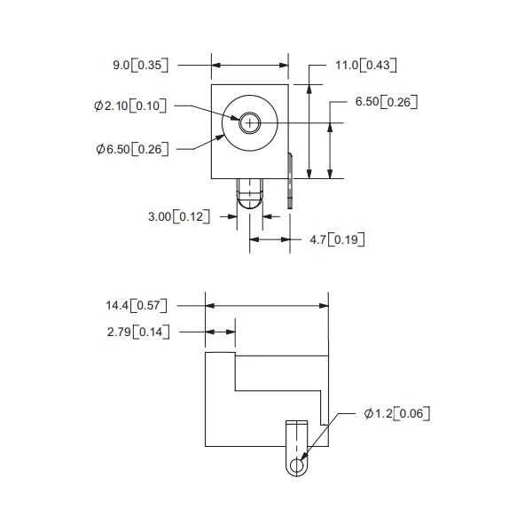 DC Barrel Jak 2.1mm - Dişi - 3