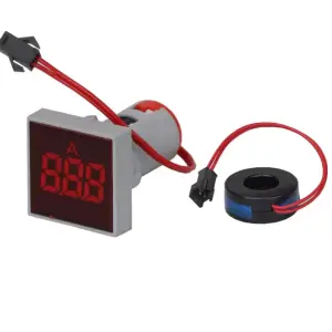 Dijital AC Ampermetre Kırmızı - 1
