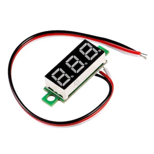 Multimetre - Dijital DC Voltmetre - Yeşil