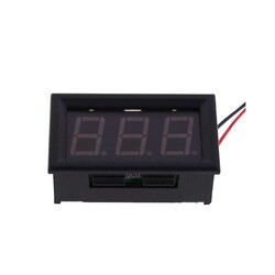 Dijital Voltmetre AC 30-500V - Kırmızı - Thumbnail