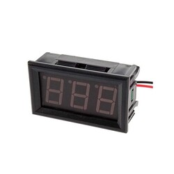 Dijital Voltmetre AC 30-500V - Mavi - Thumbnail