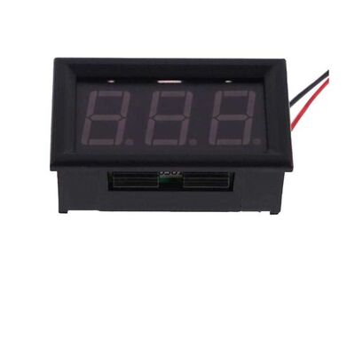 Dijital Voltmetre DC 0-100V - Kırmızı - 3