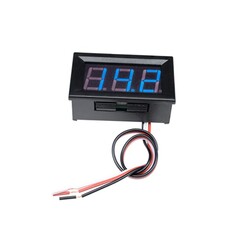 Dijital Voltmetre DC 0-100V - Mavi - Thumbnail
