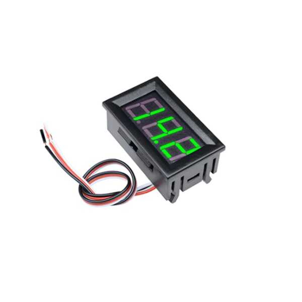 Multimetre - Dijital Voltmetre DC 0-100V - Yeşil