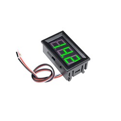 Dijital Voltmetre DC 0-100V - Yeşil - Thumbnail
