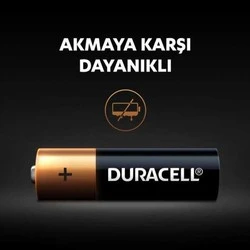 Duracell Alkaline AA Kalem Pil 1.5 V-MN1500-4 Adet - Thumbnail