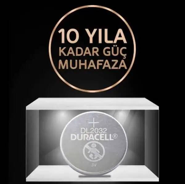 Duracell CR2032 Lityum Düğme/Para Pil-3V - 4