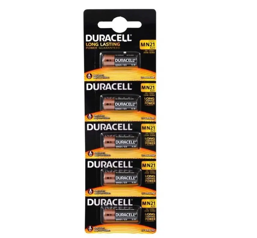 Duracell MN21, A23, 23A 12V Kumanda Pili 5'li - 1