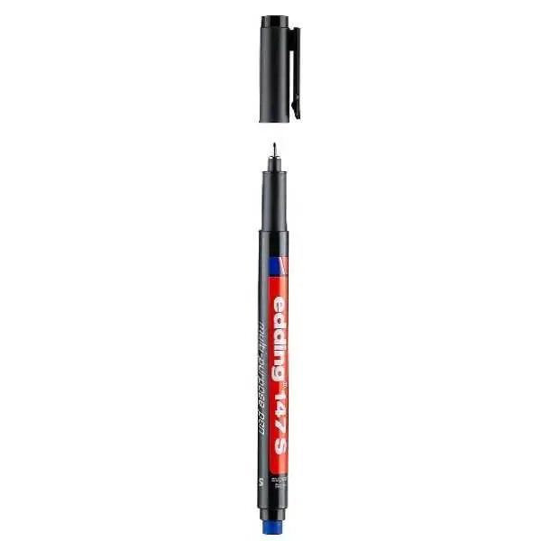 Edding 147 S Asetat Kalemi 0.3 mm Yuvarlak Uçlu - Siyah - 1