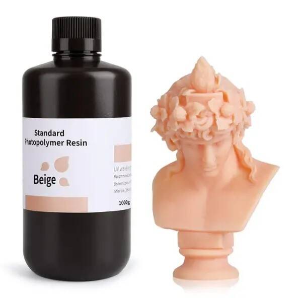 ELEGOO 3D Yazıcı Standart Reçine - Bej - 1Kg - 1