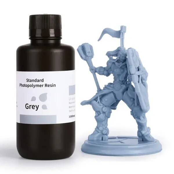 ELEGOO 3D Yazıcı Standart Reçine - Gri - 1Kg - 1