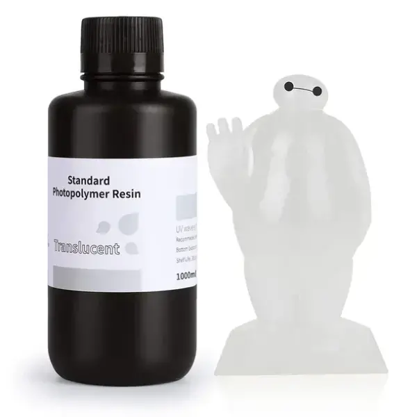 ELEGOO 3D Yazıcı Standart Reçine - Yarı Saydam - 1Kg - 1