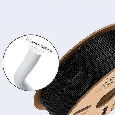 Elegoo PLA Filament Siyah 1.75mm 1000gr - 2 data-big=