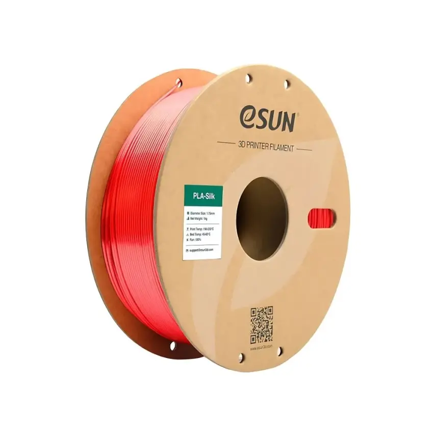 Esun ePLA-Silk Filament Kırmızı 1.75mm 1000gr - 1