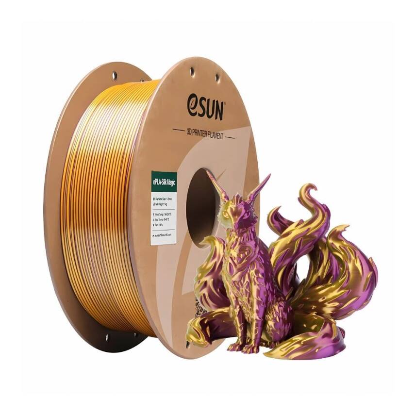 Esun ePLA-Silk Magic Filament Altın-Mor 1.75mm 1000gr - 1