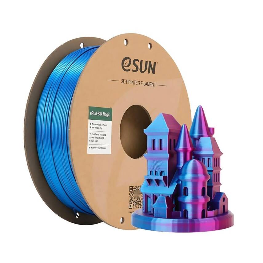 Esun ePLA-Silk Magic Filament Kırmızı-Mavi 1.75mm 1000gr - 1