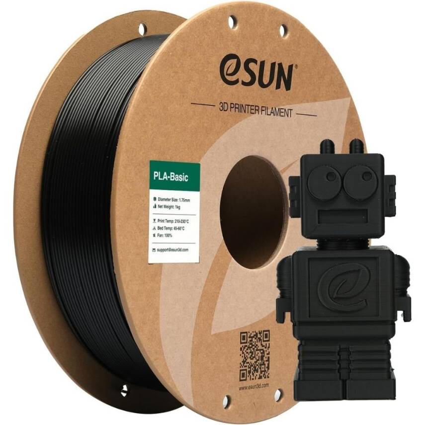 Esun PLA Basic Filament Siyah 1.75mm 1000gr - 2