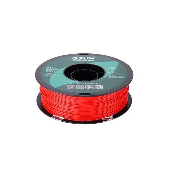 Filament - Esun PLA Plus Filament Kırmızı 1.75mm 1000gr