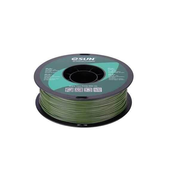 Filament - Esun PLA Plus Filament Zeytin Yeşil 1.75mm 1000gr