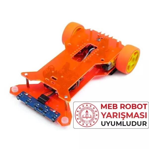 Flash Çizgi İzleyen Robot Kiti - MEB Temel Seviye Uyumlu (Montajsız) - 2