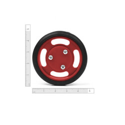 Geçmeli Tekerlek Seti 50x11mm - Kırmızı - Thumbnail