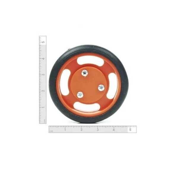 Geçmeli Tekerlek Seti 50x11mm - Turuncu - 3