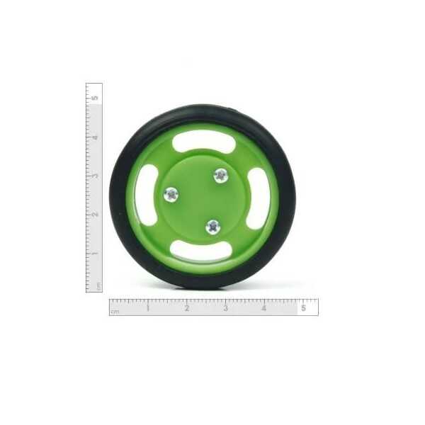 Geçmeli Tekerlek - Geçmeli Tekerlek Seti 50x11mm - Yeşil