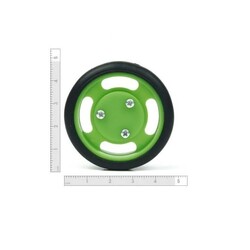 Geçmeli Tekerlek Seti 50x11mm - Yeşil - Thumbnail