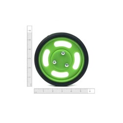 Geçmeli Tekerlek Seti 60x11mm - Yeşil - Thumbnail