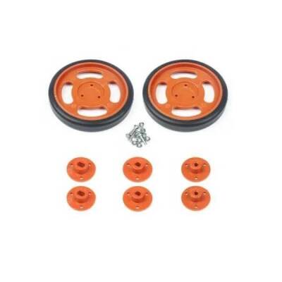 Geçmeli Tekerlek Seti 70x11mm - Turuncu - 2 data-big=