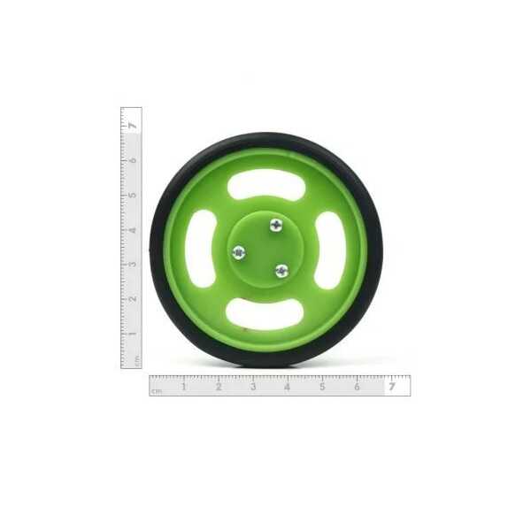 Geçmeli Tekerlek - Geçmeli Tekerlek Seti 70x11mm - Yeşil