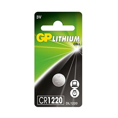 GP CR1220 3V Lityum Düğme Pil - 1