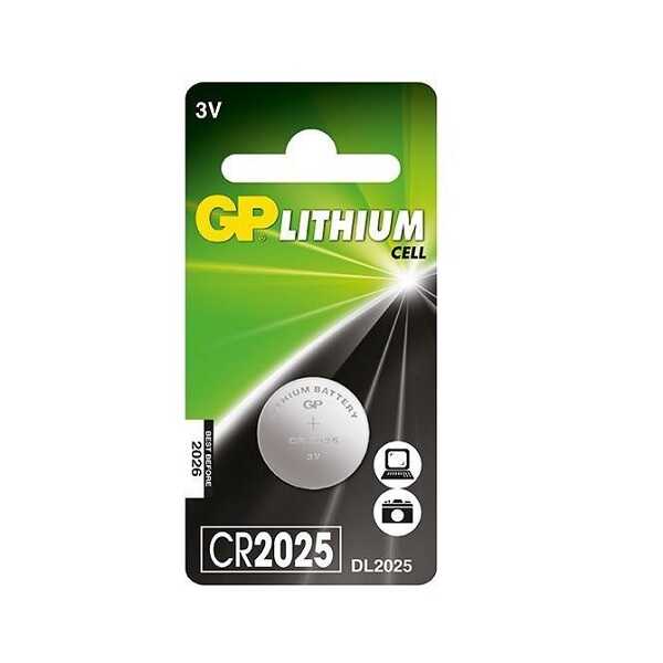 Pil - GP CR2025 3V Lityum Düğme Pil