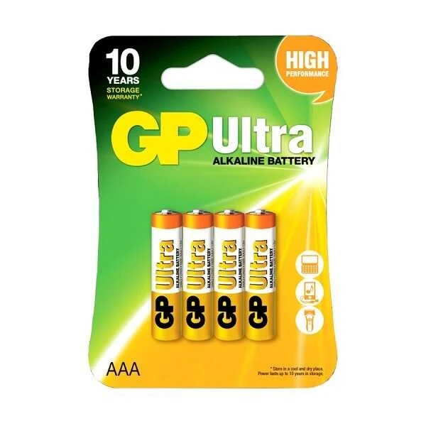 GP Ultra 1.5V AAA LR03 Kalem Pil 4'lü - 2