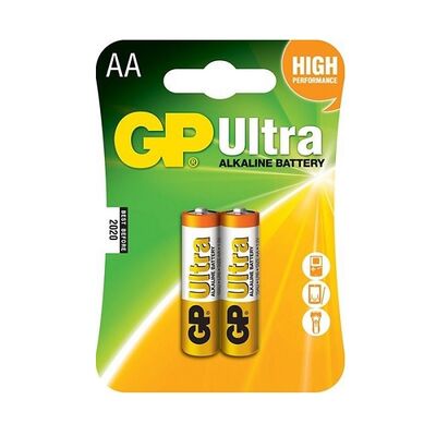 GP Ultra Alkalin 1.5V AA Kalem Pil 2'li - GP
