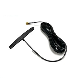 GSM T Strip Anten - 3m RG174 Kablolu - SMA Erkek - Thumbnail