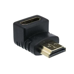 HDMI Kablo - HDMI Dişi Erkek 90 Derece Ara Adaptör - L Tip