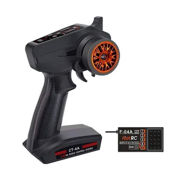 HotRC CT-4A 2.4Ghz 4 Kanal Kumanda ve Alıcı Seti - 1