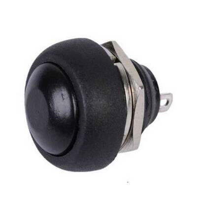IC-184 Buton 12mm PBS33B - Siyah - 1 data-big=