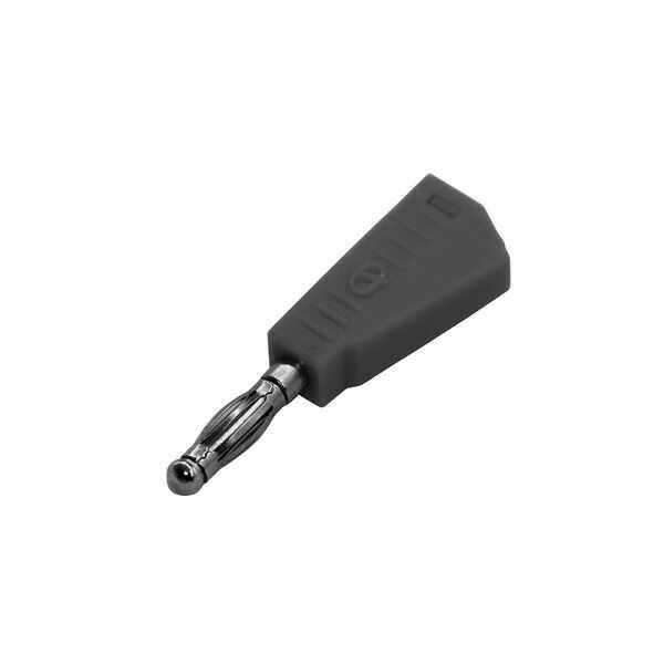 IC-238D Banana Jak Üçgen 4mm - Siyah - 1