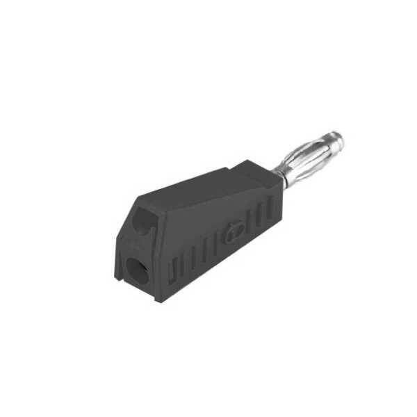IC-238D Banana Jak Üçgen 4mm - Siyah - 2