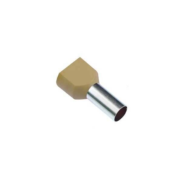 İzoleli Çift Giriş Kablo Yüksüğü - 10.0mm2 - 10 Adet - 2