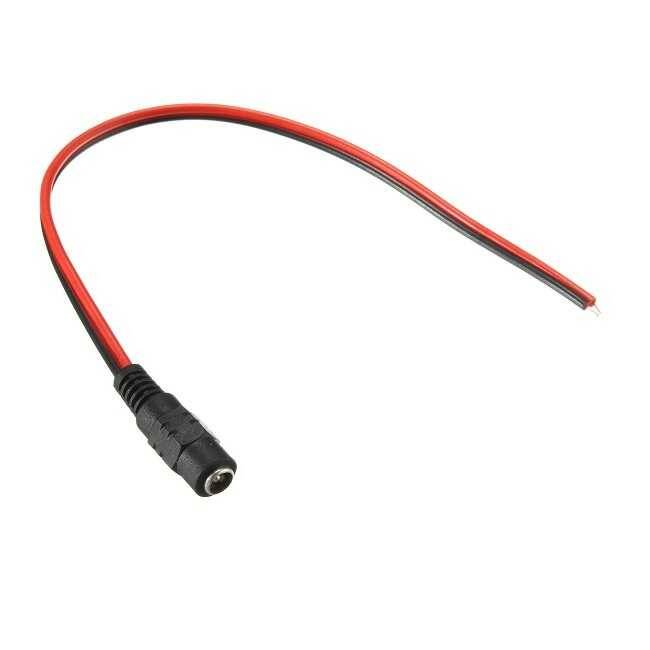 Kablolu DC Jak 2.1mm - Dişi - 2