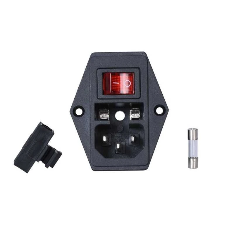 Kulaklı Power Soketi-Erkek-Işıklı Anahtarlı - 3