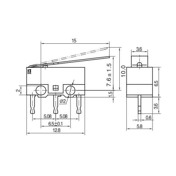 KW10-Z2P Micro Switch - 2