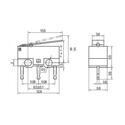 KW10-Z3P Micro Switch - 2 data-big=