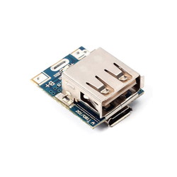 Lityum Pil Şarj Devresi - 5V USB Boost Modül - Thumbnail