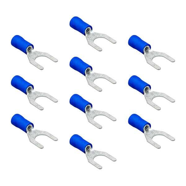 M3 Çatal Tip İzoleli Kablo Ucu 1.50 - 2.50mm2 - 10 Adet - 1